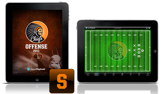 Screenshot of Digital Playbook on iPad