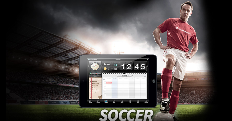 Screenshot of Digital Playbook Soccer Players app for the ipad