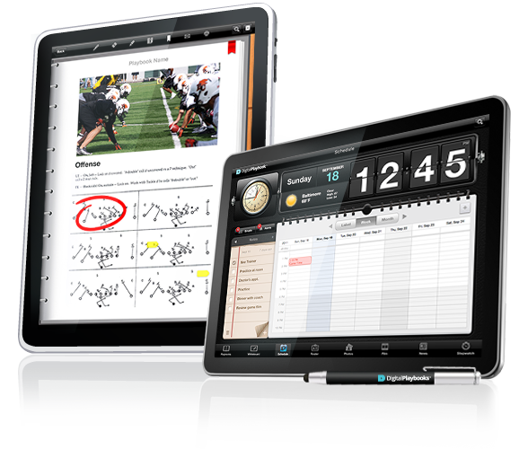 Image of Digital Playbook Playbook Reader and Calendar Schedule