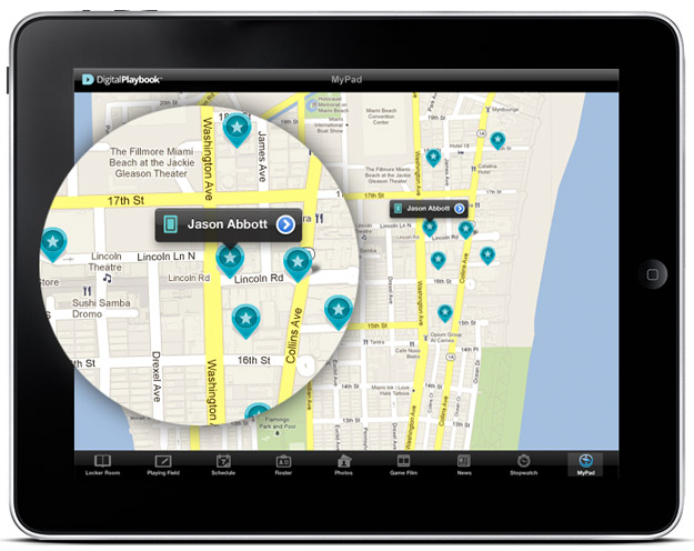 Digital Playbook App for Sports Teams on the iPad